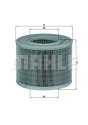 MAHLE ORIGINAL Vzduchový filter LX986