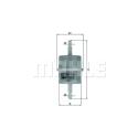 MAHLE ORIGINAL Palivový filter KL63OF